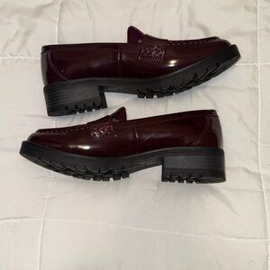 Old Navy Deep Burgundy Loafers for Women